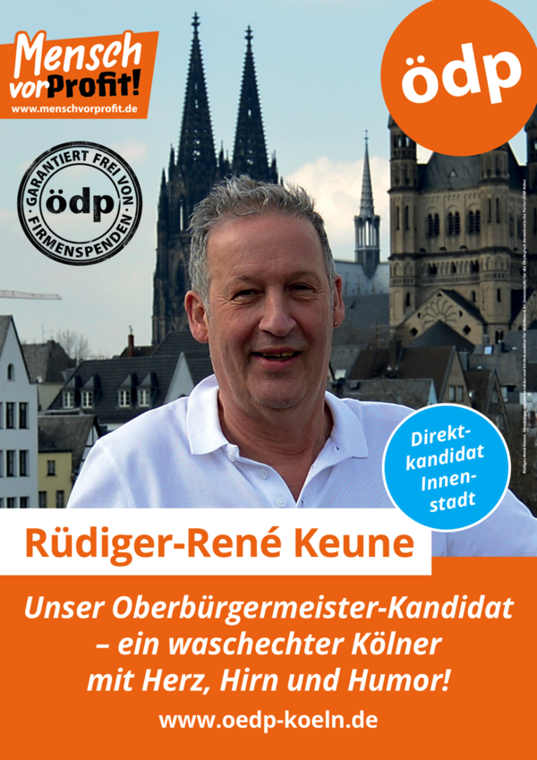 Rüdiger-René Keune, OB-Kandidat, Direktkandidat Wahlbezirk 1 - Altstadt-Süd